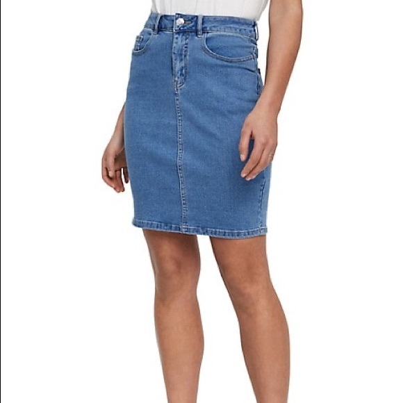 Vera Moda Denim Skirt - Picture 1 of 4